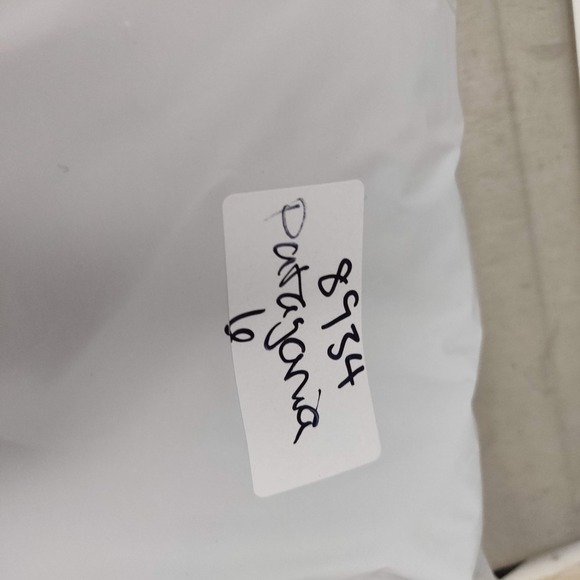 Patagonia Organic Cotton Flannel Plaid Shirt Womens 6 Long Sleeve Purple Green - Picture 7 of 7